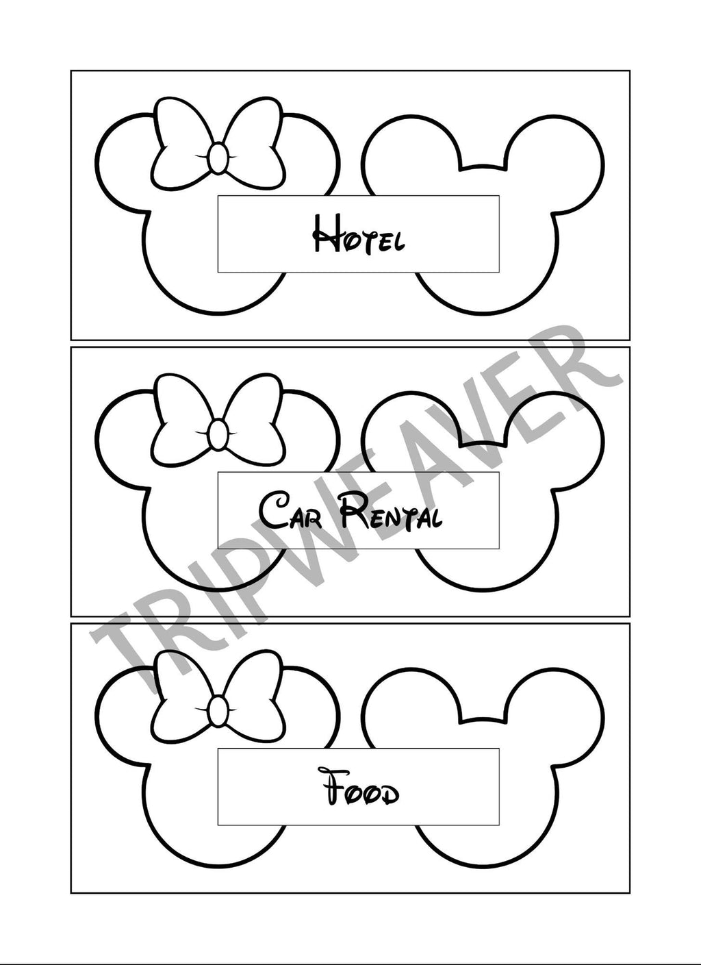 Disney Savings Challenge - Envelope Budget Tracker for Magical Vacations & Gift Surprises-Cash Stuffing Size A6 - Save for your Disney Trip!