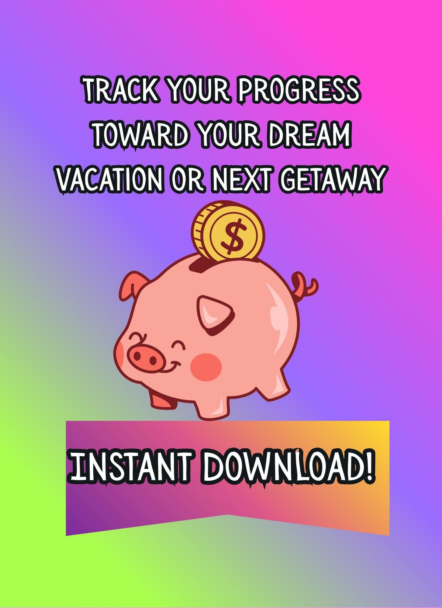 Horse-Themed Savings Challenge | 19-Page Digital PNG | Budget Tracker with 27 Envelope Cut-Outs