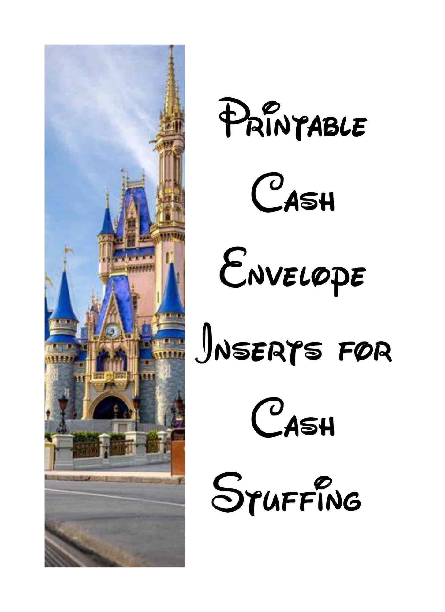Disney Savings Challenge - Envelope Budget Tracker for Magical Vacations & Gift Surprises-Cash Stuffing Size A6 - Save for your Disney Trip!