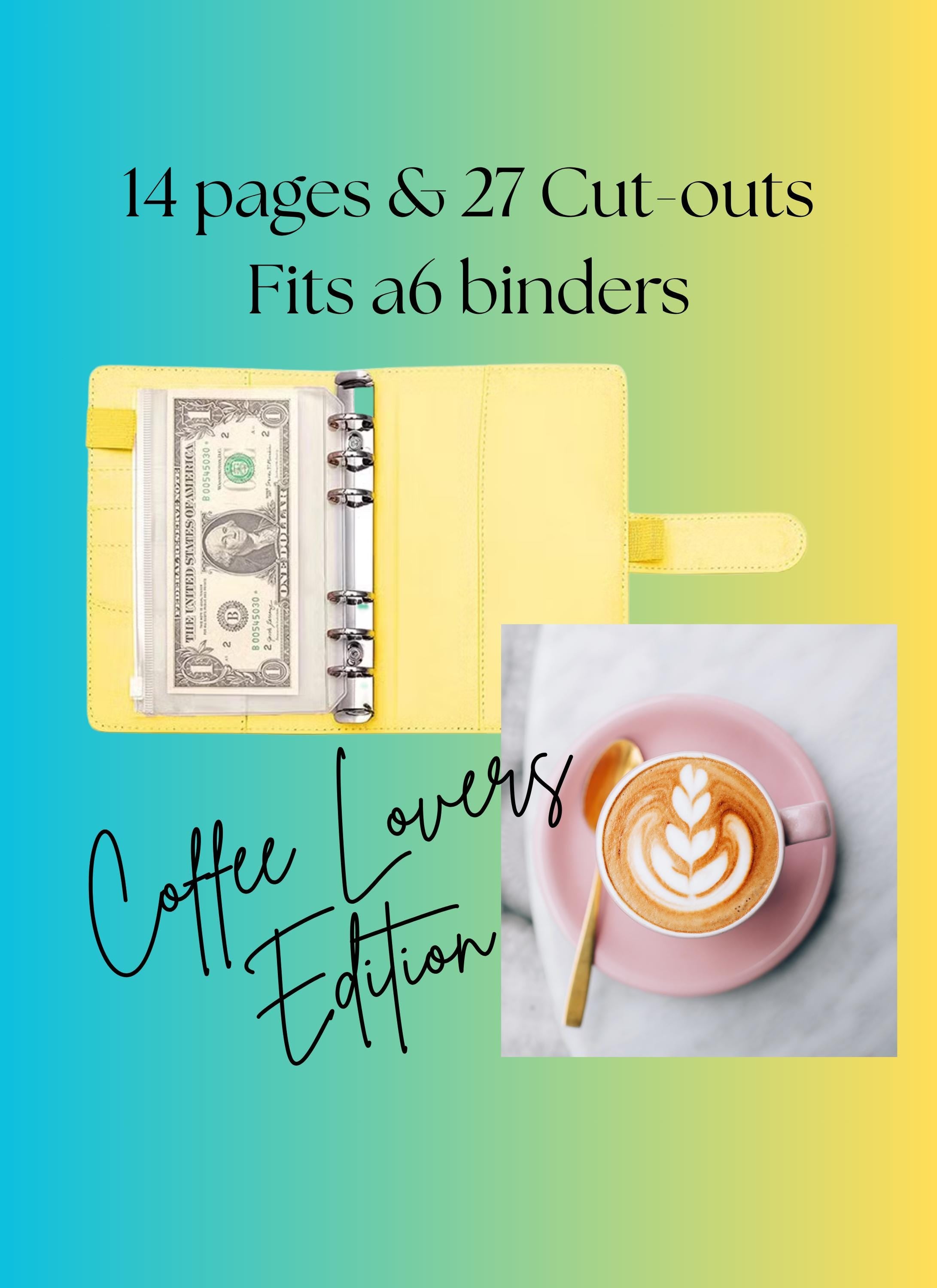 Coffee Savings Challenge: Printable Cash Envelope Tracker (Digital Download)