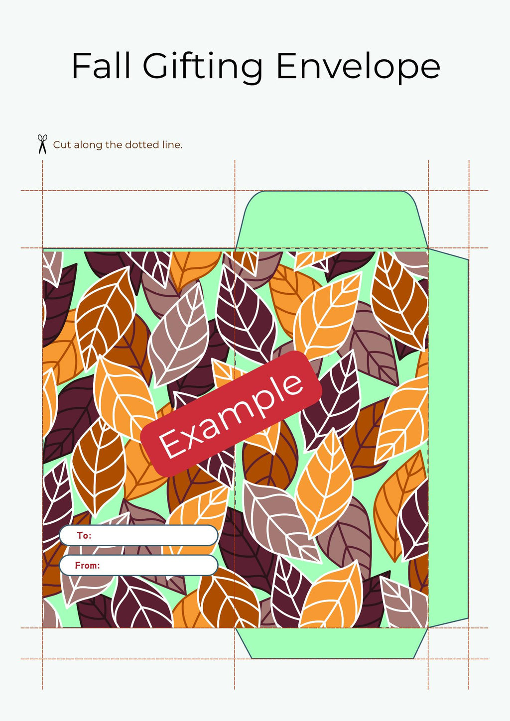 Fall Savings Envelope Printables | Autumn Cash Stuffing Challenge | Budget Tracker PDF | Instant Download