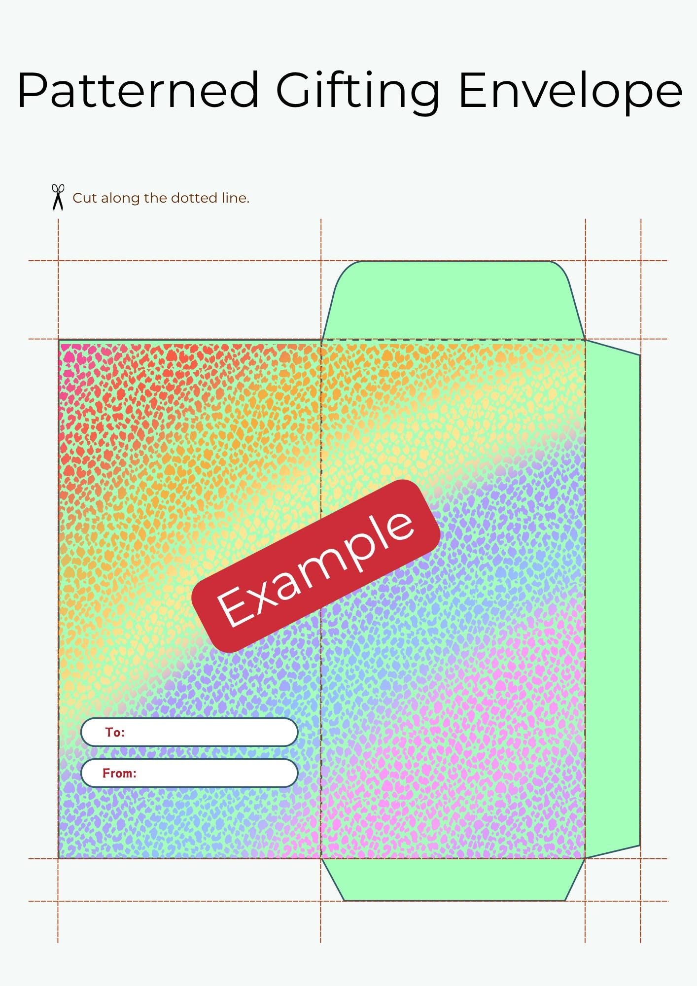 Patterned Savings & Gift Envelopes: Budget Tracker (PDF)