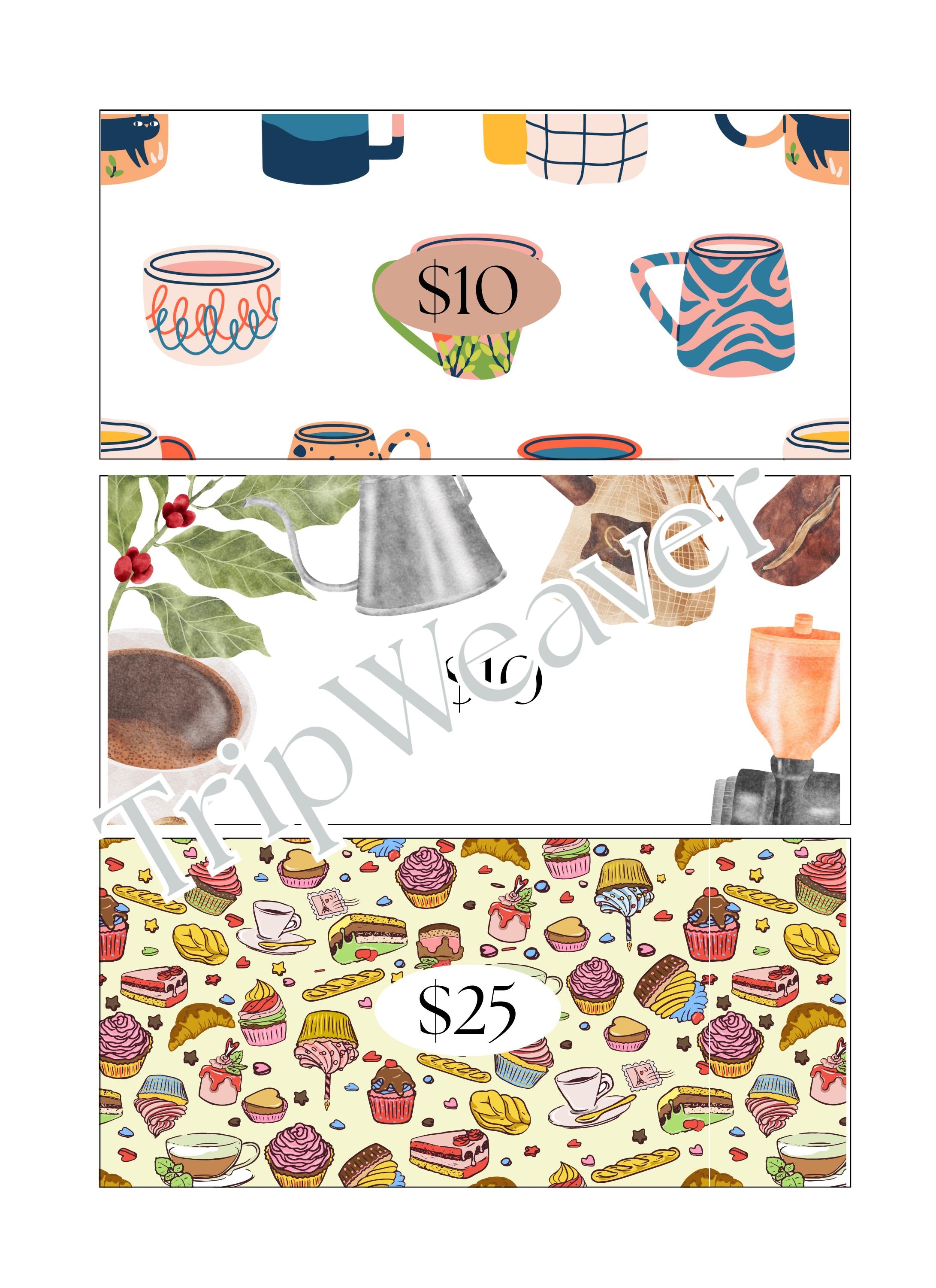 Coffee Savings Challenge: Printable Cash Envelope Tracker (Digital Download)