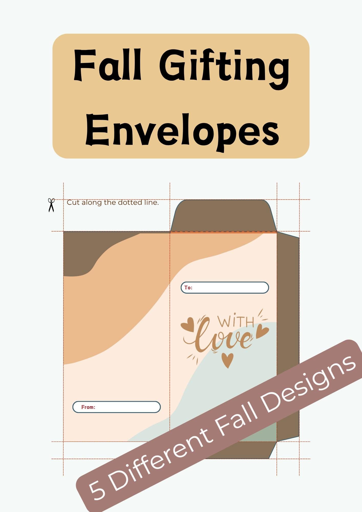 Fall Savings Envelope Printables | Autumn Cash Stuffing Challenge | Budget Tracker PDF | Instant Download