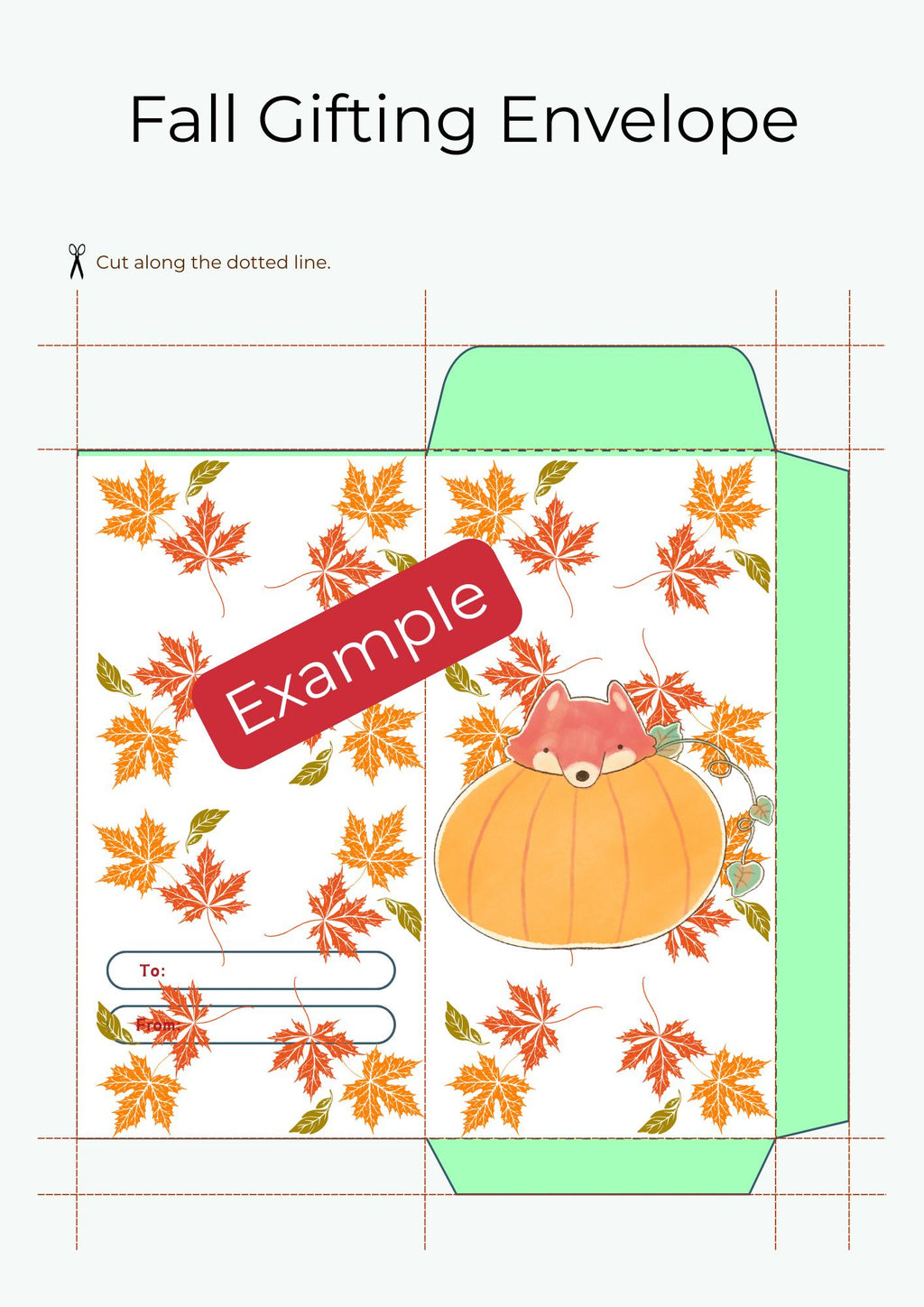 Fall Savings Envelope Printables | Autumn Cash Stuffing Challenge | Budget Tracker PDF | Instant Download