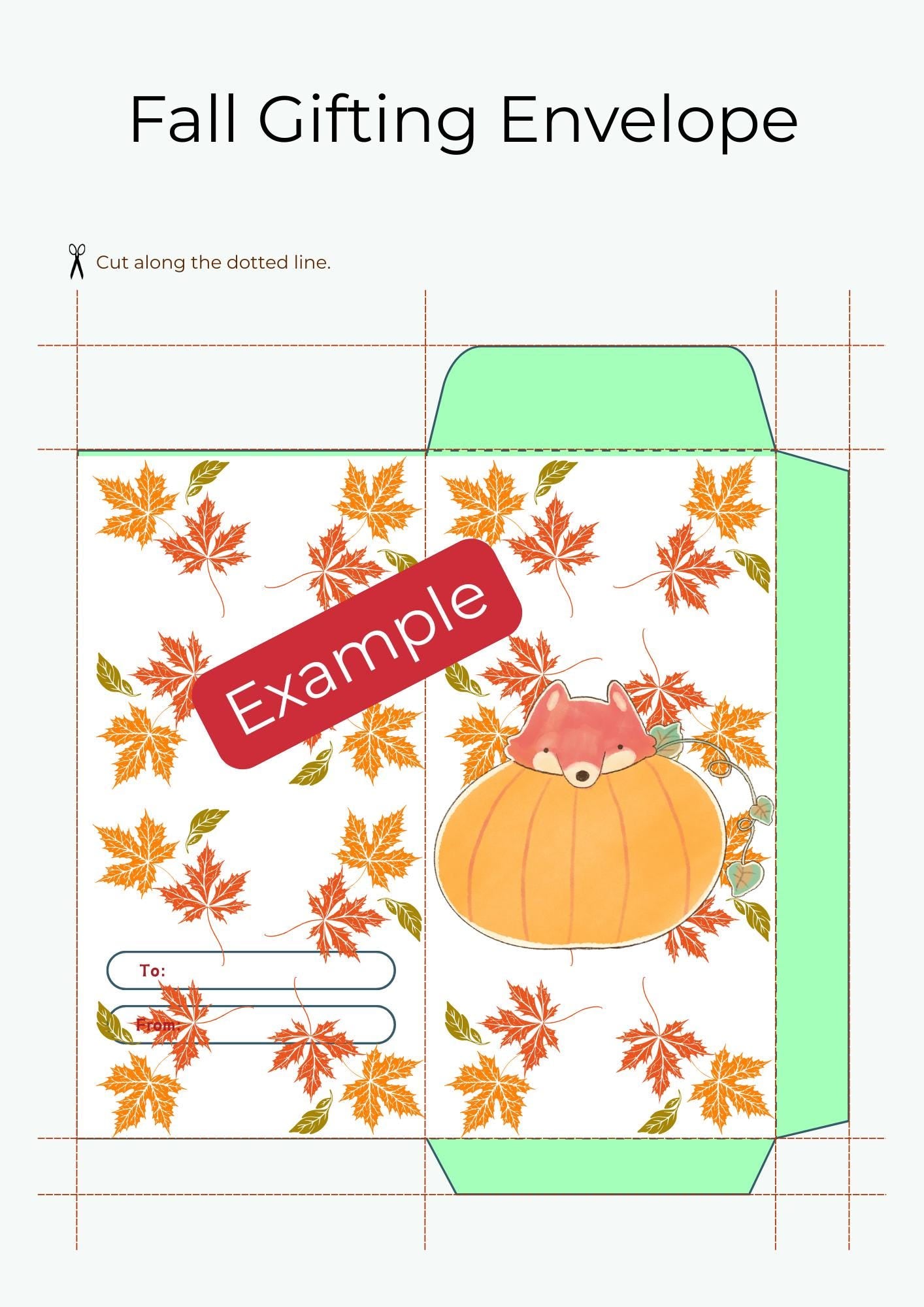 Fall Savings Envelope Printables | Autumn Cash Stuffing Challenge | Budget Tracker PDF | Instant Download