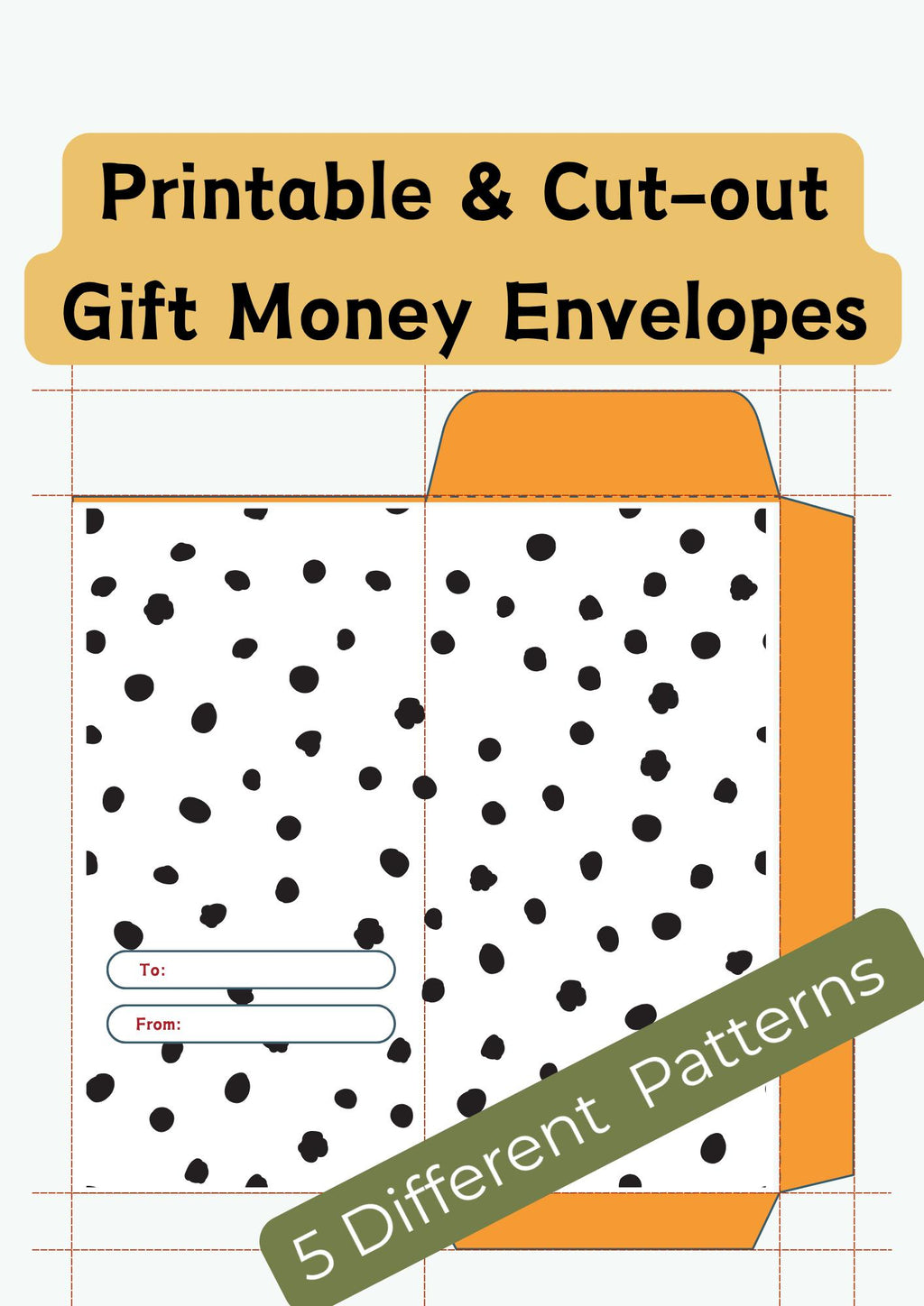 Patterned Savings & Gift Envelopes: Budget Tracker (PDF)