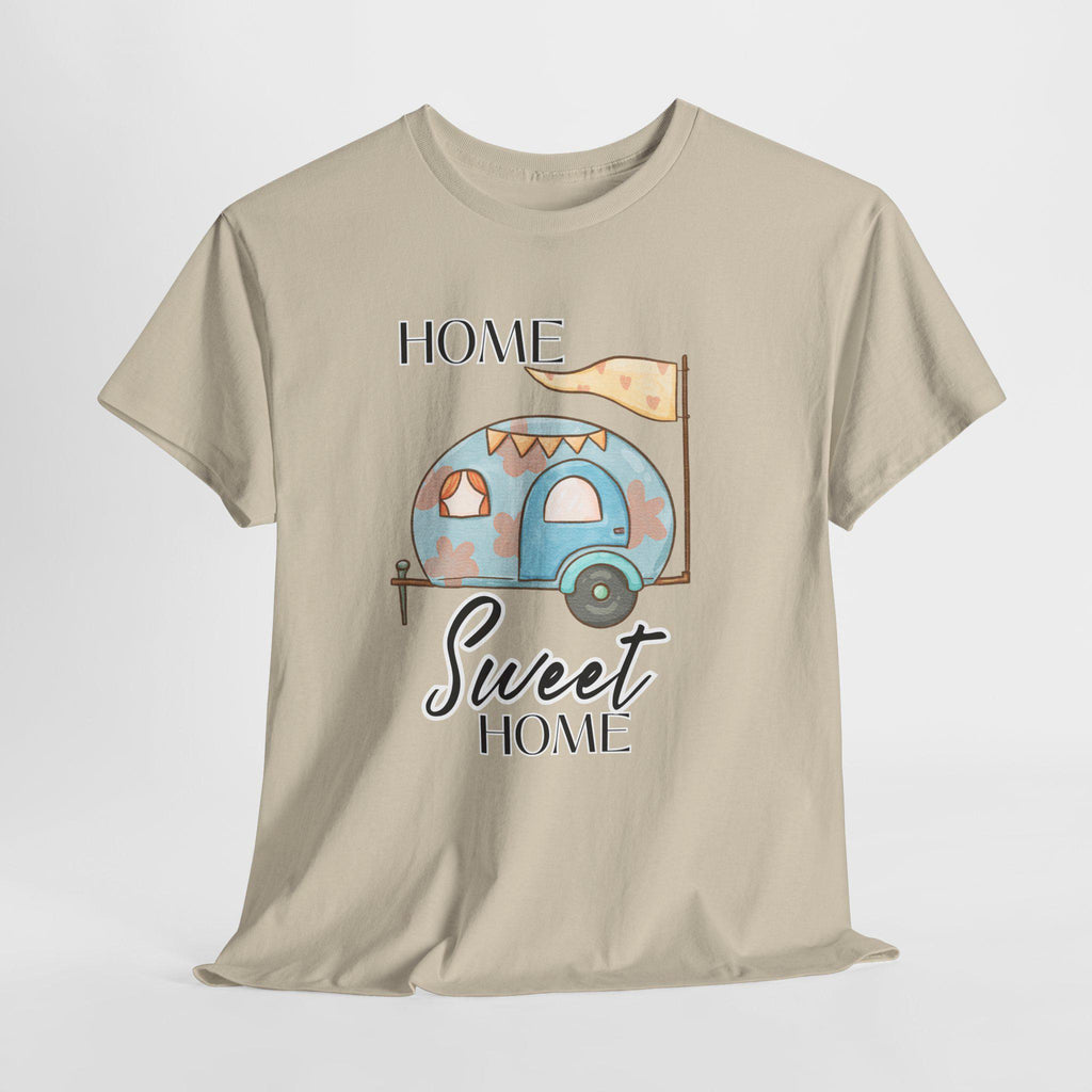 Home Sweet Home Unisex Tee, Cozy Cotton T-shirt, Housewarming Gift, Camping Shirt, Everyday Casual Wear, Travel Apparel